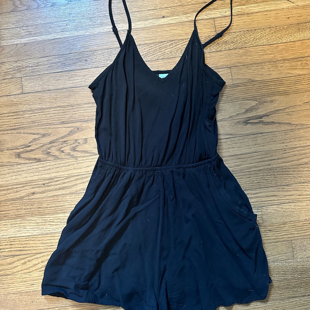 H&M Black Strappy Jumpsuit